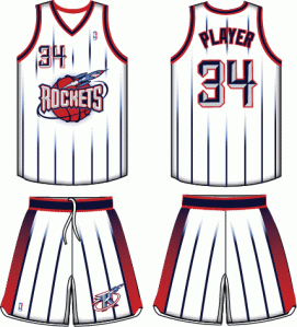 houston rockets old unis