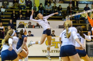 Georgia Tech outside hitter Courtney FelinskiRandy Wilson photography