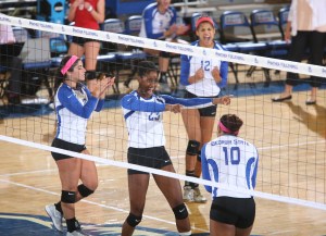 Georgia State senior middle Kitan Ajanaku (25)Photo credit: Jason Getz