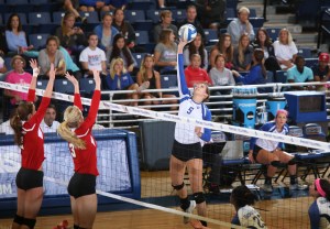 Georgia State senior middle Andrea Book (5)Photo credit: Jason Getz