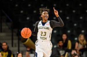 Georgia Tech senior guard Sydney WallacePhoto credit: Danny Karnik