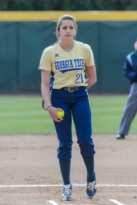 Georgia Tech softball pitcher Kylie KleinschmidtPhoto credit: Georgia Tech Athletics