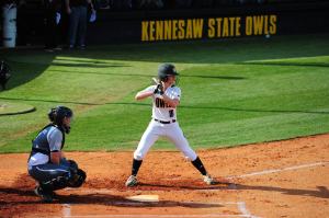 Kennesaw State junior softball player Kara ChambersPhoto credit: Kennesaw State Athletics