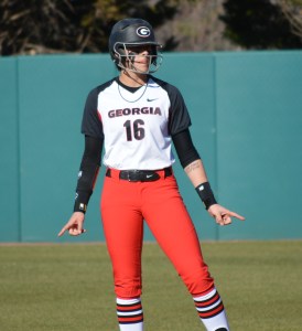 Georgia infielder/catcher Alex HugoPhoto credit: Steven Colquitt