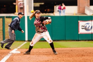 Florida State infielder Jessica WarrenPhoto credit: Florida State Athletics / Maury Neipris