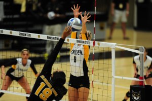 Kennesaw State outside hitter Sydni SheltonPhoto credit: Kennesaw State athletics