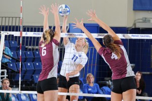 Georgia State volleyball middle blocker Anna Rantala (11)Photo credit: Georgia State Athletics
